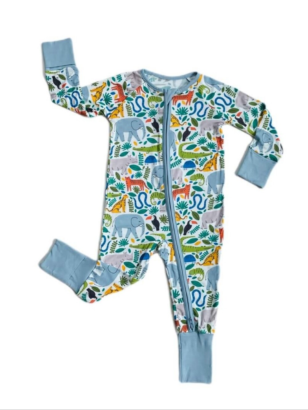 Little Sleepies Bamboo Zippy - Jungle Safari